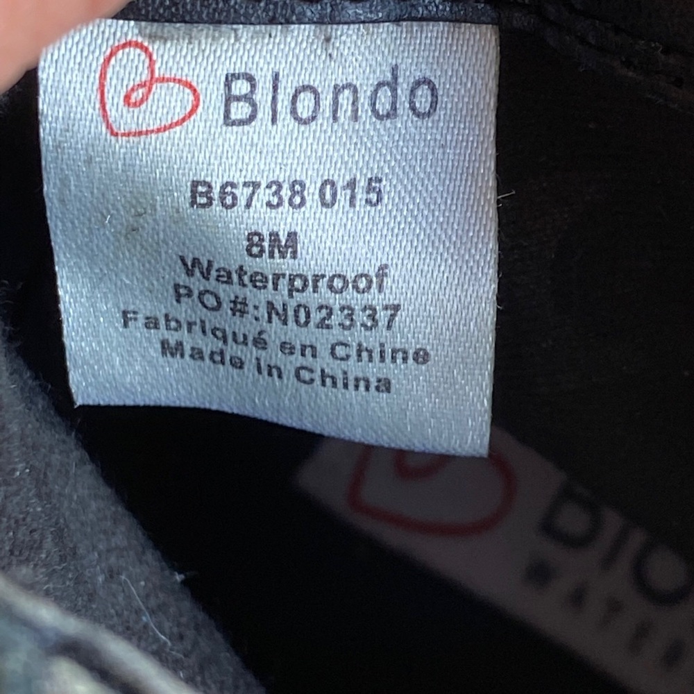 Blondo "Vital" waterproof black suede booties - Picture 8 of 9
